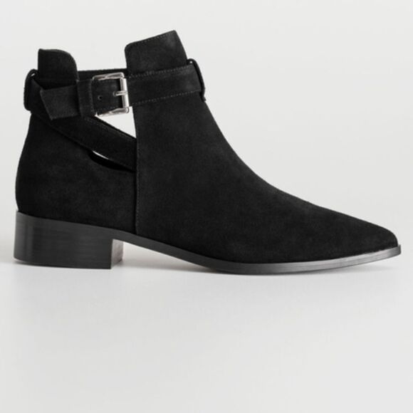 ZARA TRAFALUC ADJUSTABLE BUCKLE CLOSURE ANKLE BOOT - Picture 1 of 15